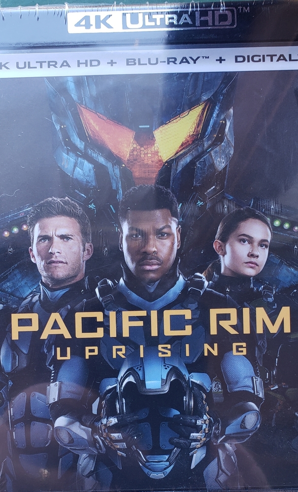 NEW SEALED  4K Bluray and digital PACIFIC RIM UPRISING